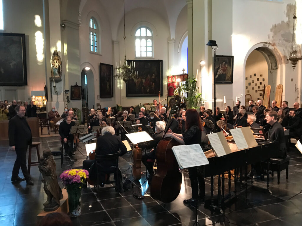Orkest van de Achttiende Eeuw in de Catharinakerk in 's-Hertogenbosch (21 november 2021, foto: J. Stas)